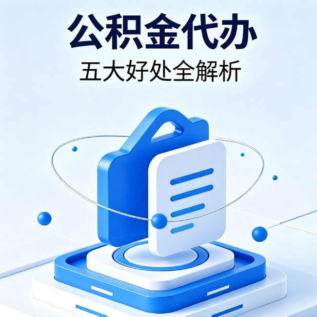 杭州公积金代办到底值不值？这5大好处让你少走弯路